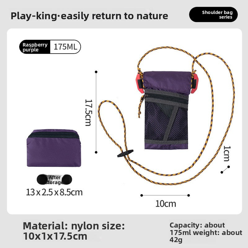 Ultra-Light Waterproof Hiking Bag - Folding Nylon Crossbody Phone Pouch