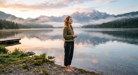Christian woman trusting God instead of fear