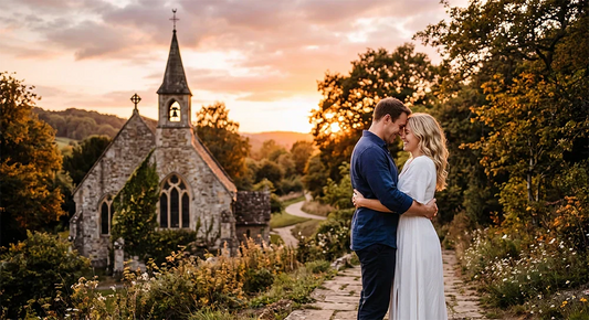 Christian couple reflecting on forgiveness and God's grace