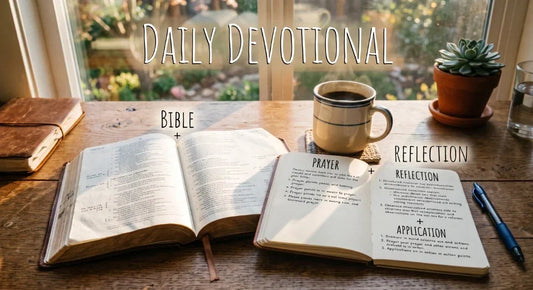 Daily devotional explained through Bible reading prayer reflection and application.