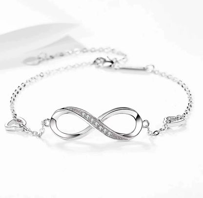 Sterling Silver  8 Bracelet Bracelet Female Silver Jewelry