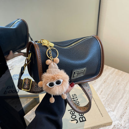 The Milano Luxe Crossbody: Wide-Strap Pillow Bag for Elegant Outings