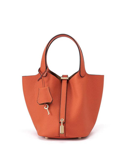 Women’s Fashionable Cowhide Handbag with Pouch – Versatile & Trendy for Daily Use