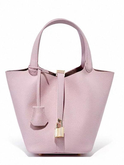 Women’s Fashionable Cowhide Handbag with Pouch – Versatile & Trendy for Daily Use