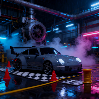 4WD High-Speed Drift RC Car — LED Lights + Free Mountain & Racing Tires