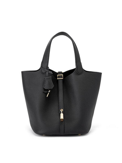 Women’s Fashionable Cowhide Handbag with Pouch – Versatile & Trendy for Daily Use