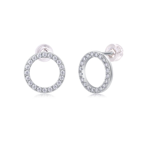 Explore Diamond Set Moissanite Silver Earrings Luxury Fashion Diamond Earring Stud Earrings