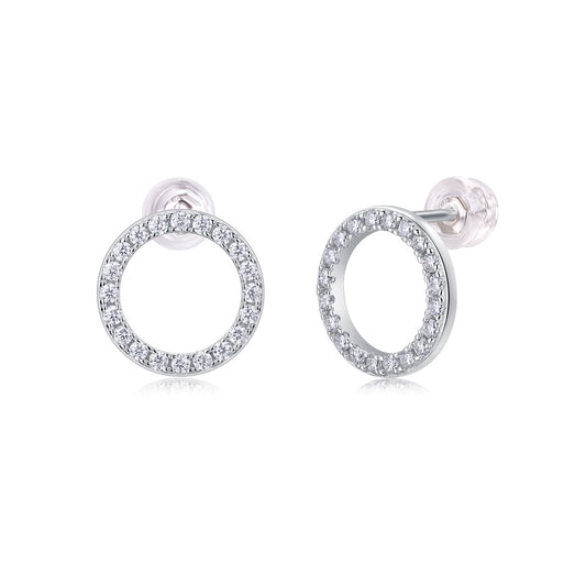 Explore Diamond Set Moissanite Silver Earrings Luxury Fashion Diamond Earring Stud Earrings