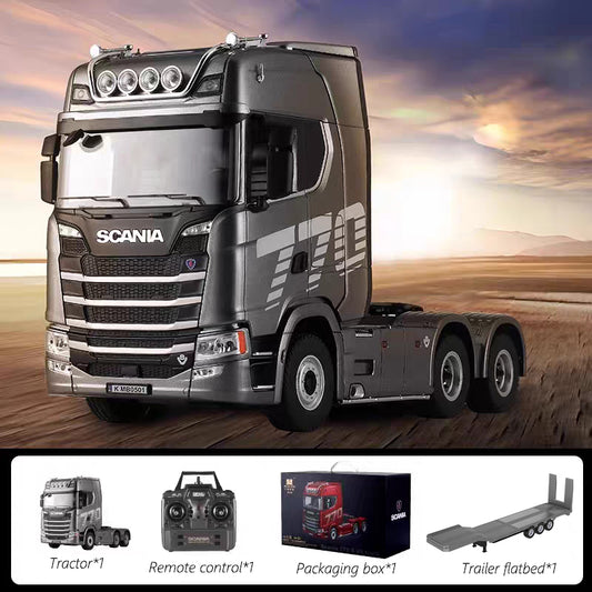 SCANIA RC Heavy-Duty Truck Tractor – 1/14 Scale High-End Remote Control Semi Truck Model for Kids & Collectors