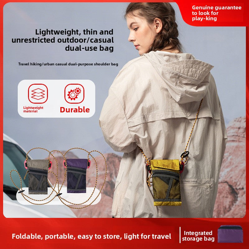 Ultra-Light Waterproof Hiking Bag - Folding Nylon Crossbody Phone Pouch