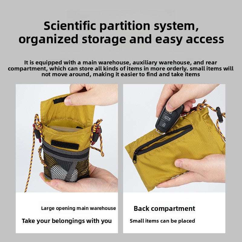 Ultra-Light Waterproof Hiking Bag - Folding Nylon Crossbody Phone Pouch