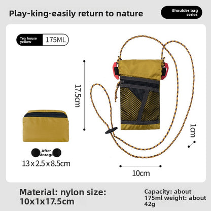 Ultra-Light Waterproof Hiking Bag - Folding Nylon Crossbody Phone Pouch