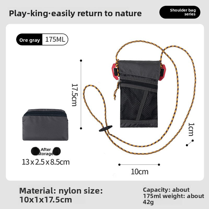 Ultra-Light Waterproof Hiking Bag - Folding Nylon Crossbody Phone Pouch