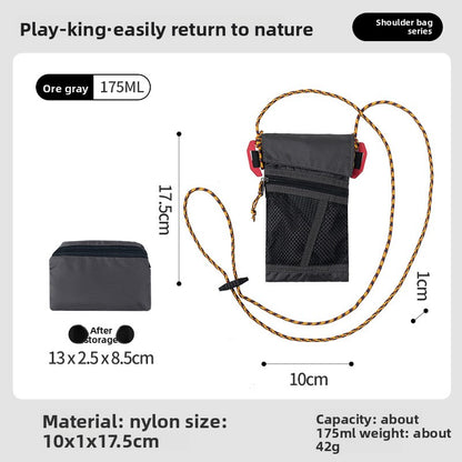 Ultra-Light Waterproof Hiking Bag - Folding Nylon Crossbody Phone Pouch